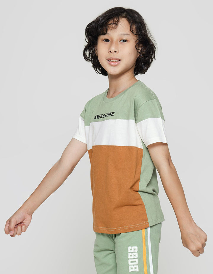 Little M Cut Sewn Bamboo Boys T-Shirt