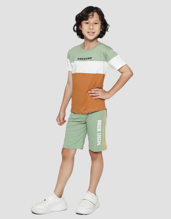 Little M Cut Sewn Bamboo Boys T-Shirt