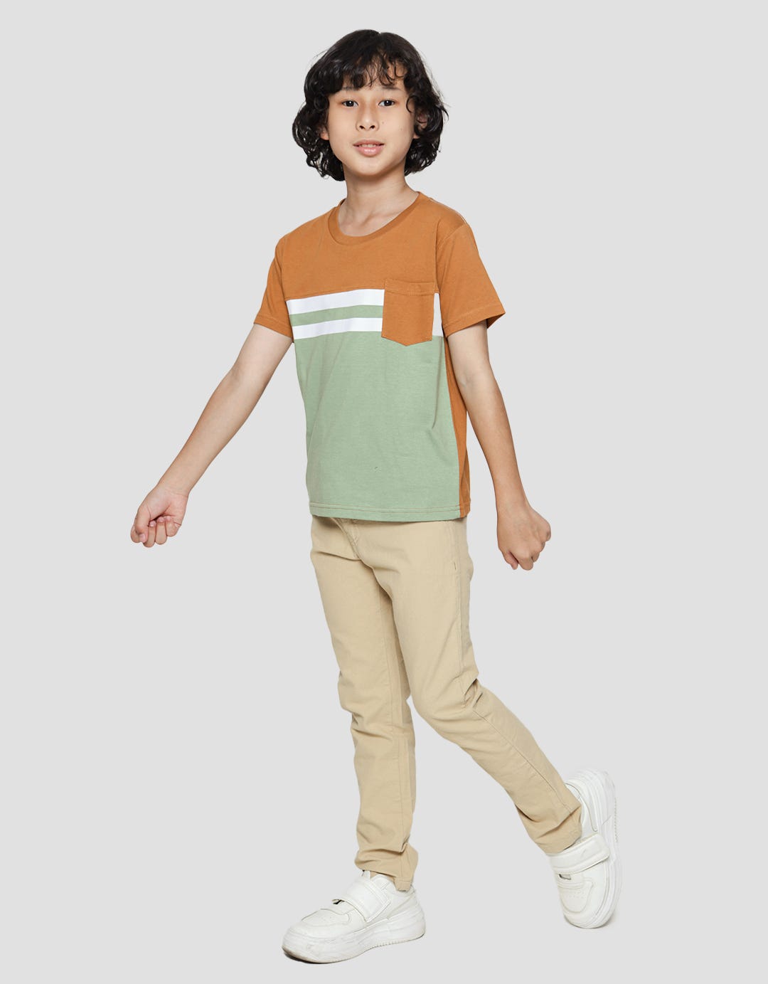 Little M Bamboo Cut Sewn Boys T-Shirt