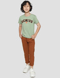 Little M Genius Print Kaos Anak Laki-laki