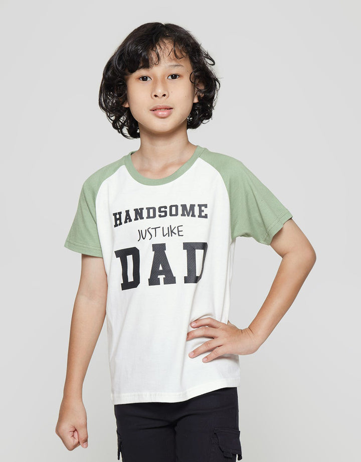 Little M Bamboo Just Like Dad Boys T-Shirt