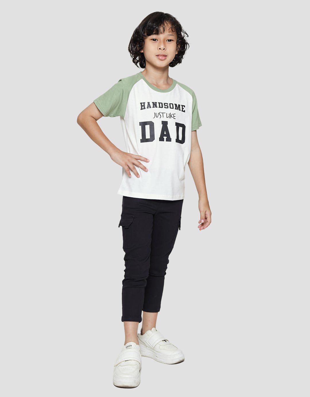Little M Bamboo Just Like Dad Boys T-Shirt