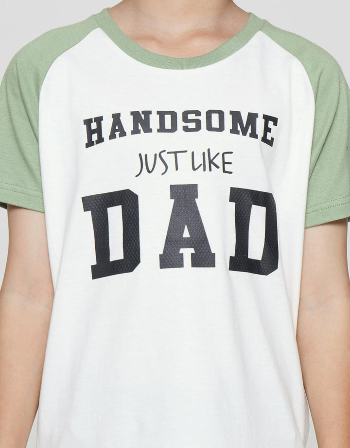 Little M Bamboo Just Like Dad Boys T-Shirt