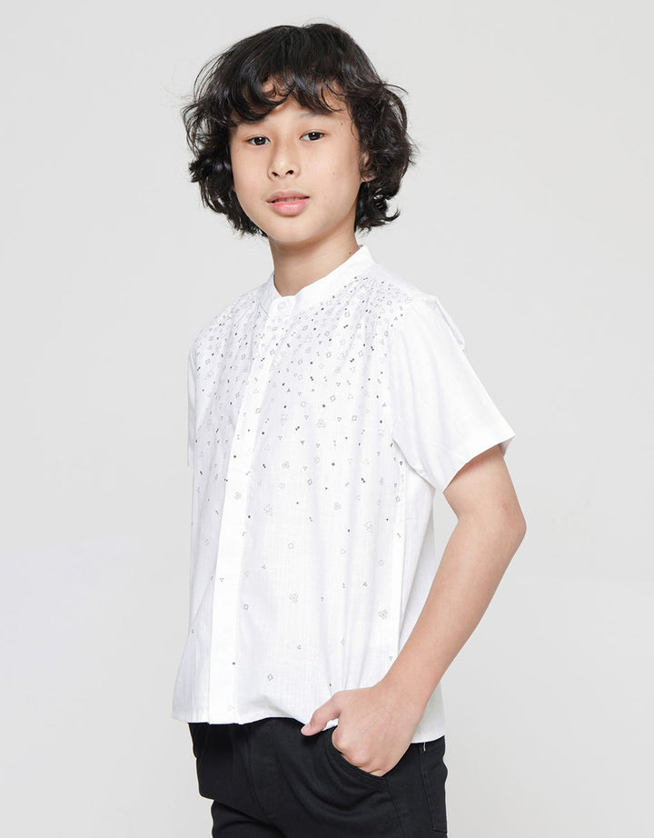 Little M Abstract Print Koko Anak Laki-laki
