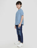 Little M Crepe Casual Baju Koko Anak Laki-laki