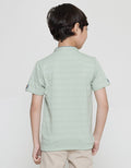 Little M Henley One Pocket Boys Short Sleeve T-Shirt