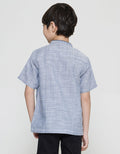 Little M Seasonal Solid Texture Boys Koko Shirt
