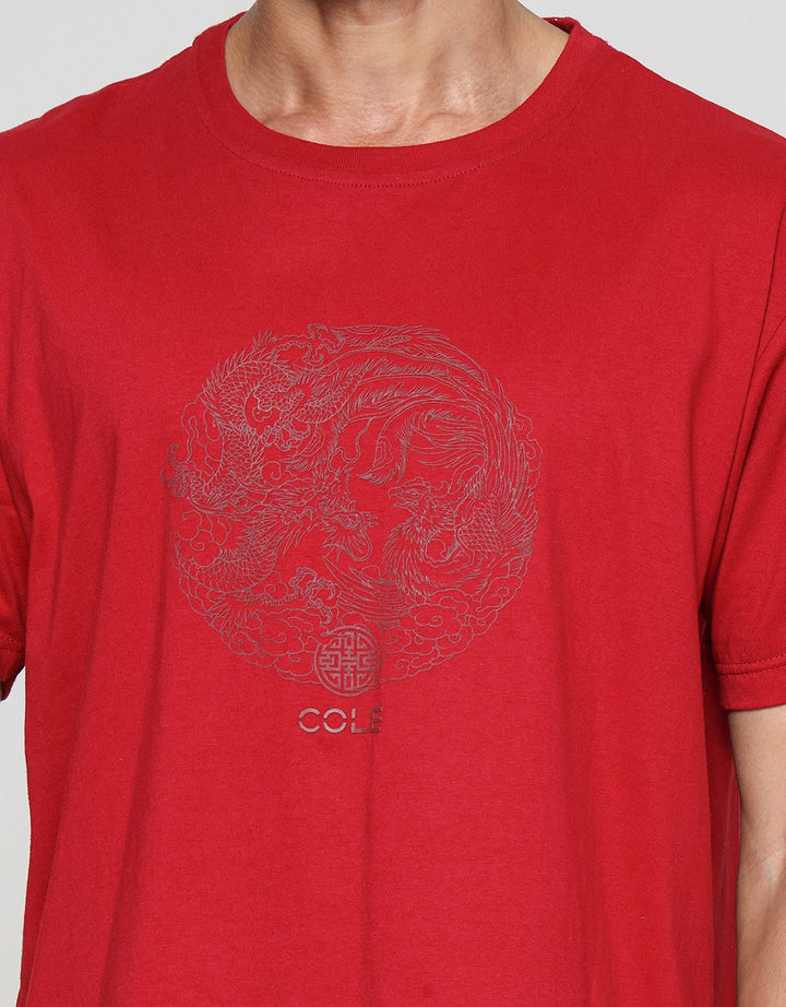 Cole Cny Rount Rcy Cot Kaos Lengan Pendek Pria