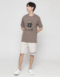 Cole Desert Print Kaos Casual Pria