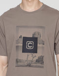 Cole Desert Print Kaos Casual Pria