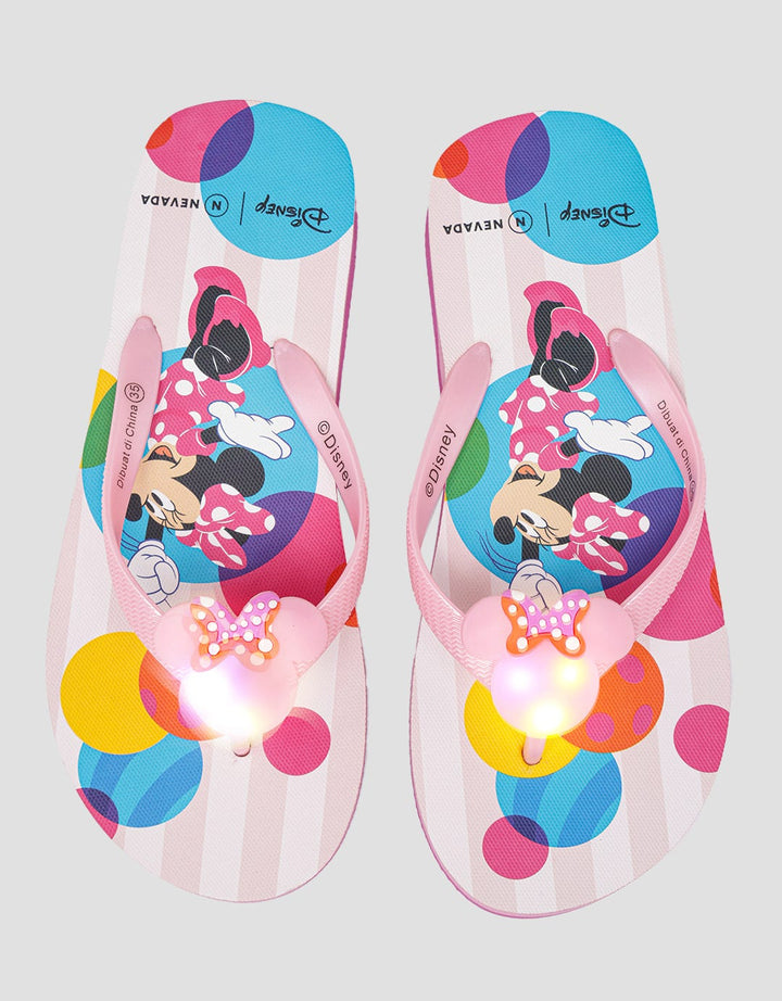 Disney Minnie Print Sandal Jepit Anak Perempuan