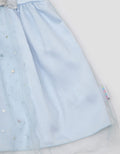 Pipiniko Short Sleeve Midi Dress Blue Sequin