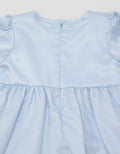 Pipiniko Short Sleeve Midi Dress Blue Sequin