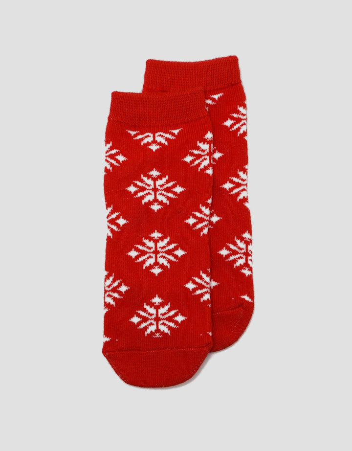 Pipiniko Xmass Snow Flakes Kids Socks