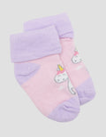 Pipiniko Unicorn Print Girls Socks