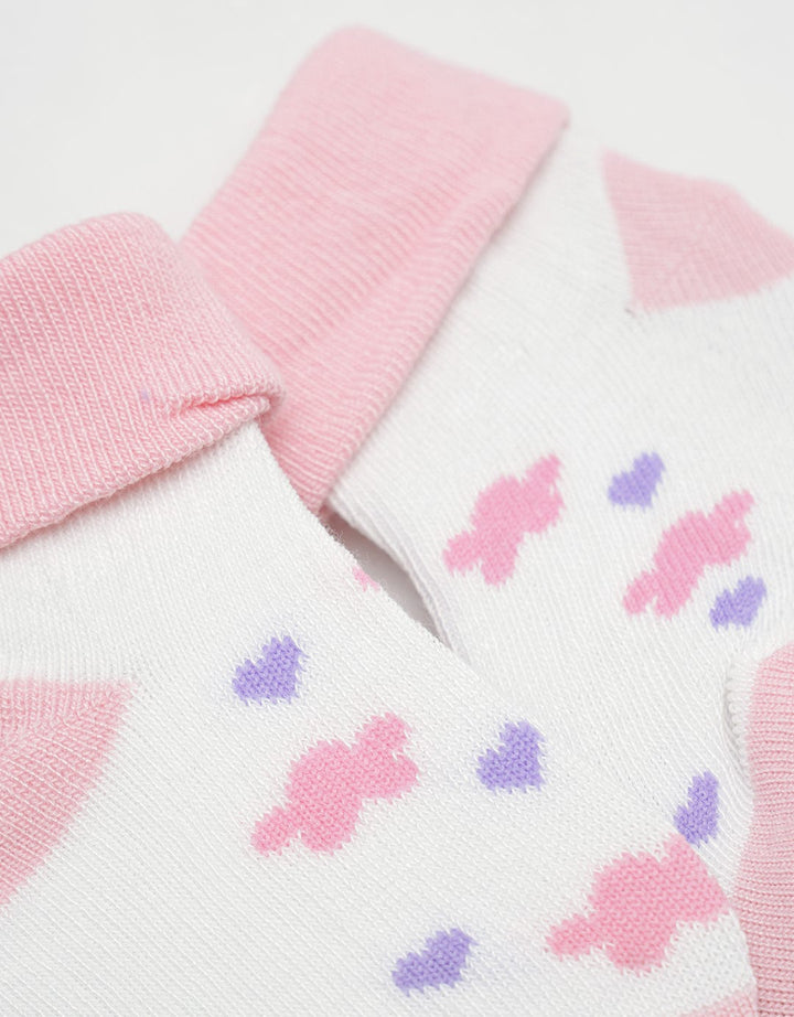 Pipiniko Clound Print Kaus Kaki Anak Perempuan