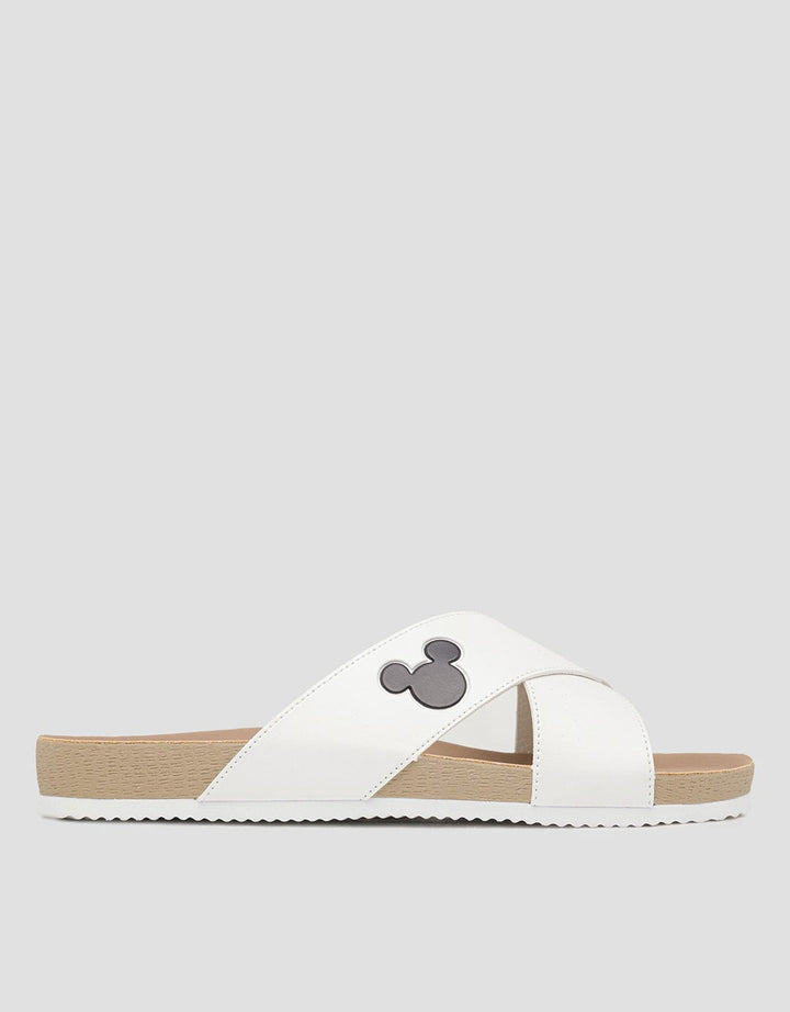 Disney Mickey Cross Strap Slipper Sandals Wanita