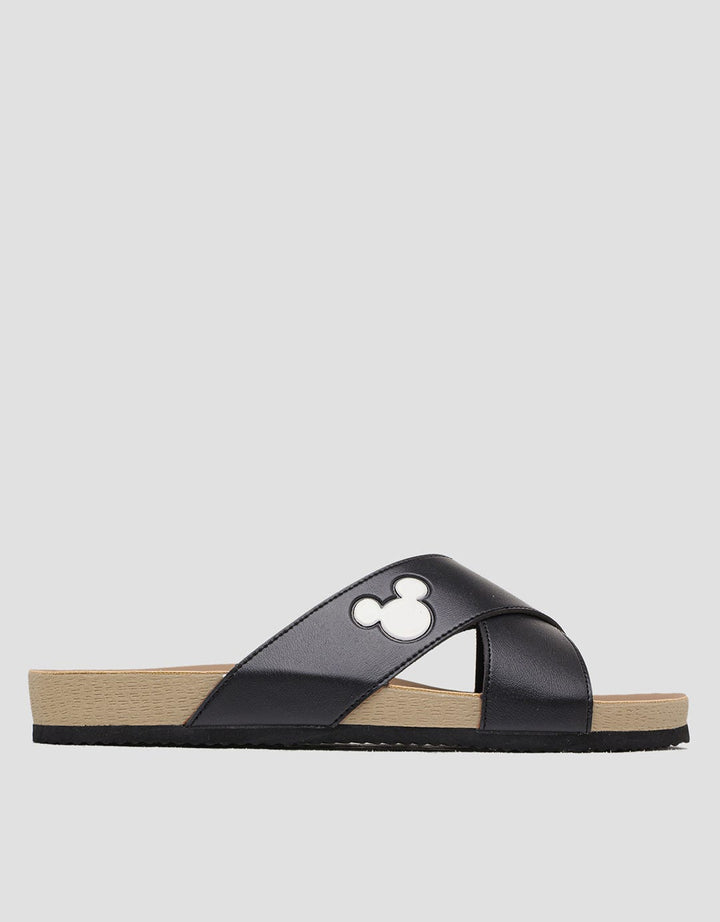 Disney Mickey Cross Strap Slipper Sandals Wanita
