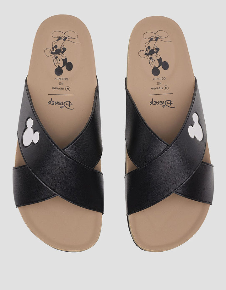 Disney Mickey Cross Strap Slipper Sandals Wanita
