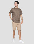 Cole Oblong Basic Round Neck Kaos Lengan Pendek Pria