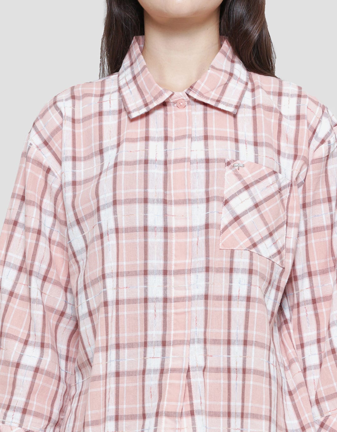 Triset Casual Full Print Blouse Wanita