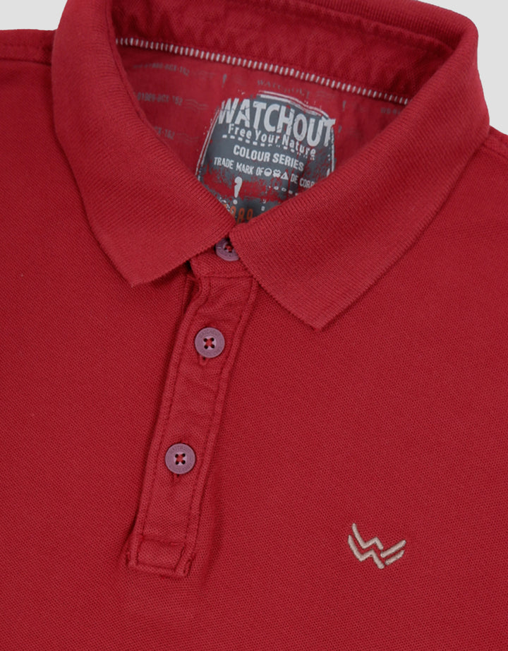 Watchout Casual WK900050037 Kaos Polo Basic Pria