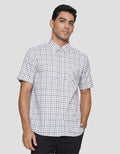 Watchout Casual Check Basic Kemeja Pria