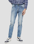 Watchout Jeans Washed Skinny Fit Jeans Pria