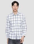 Watchout Jeans Medium Plaid Print Kemeja Pria