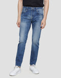 Watchout Jeans Slim Fit Washed Accent Celana Panjang Pria
