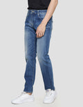 Watchout Jeans Slim Fit Washed Accent Celana Panjang Pria