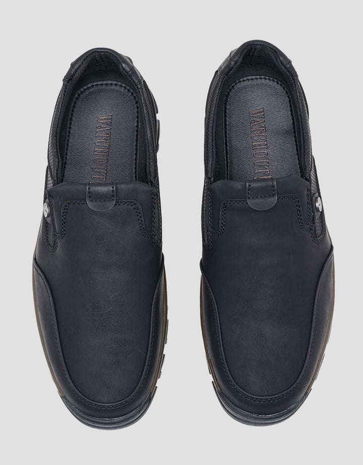 Watchout! Slip On Moccasin Sepatu Pria