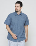 Cole Short Sleeve Shirt Aop Checks Abstract