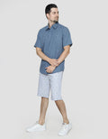 Cole Short Sleeve Shirt Aop Checks Abstract