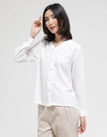 Connexion Shoulder Gather Women's Shirt