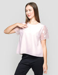 Connexion Organza Lining Blouse Wanita