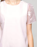 Connexion Organza Lining Blouse Wanita
