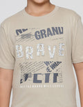 Nevada Short Sleeve T-Shirt Print With Brave App