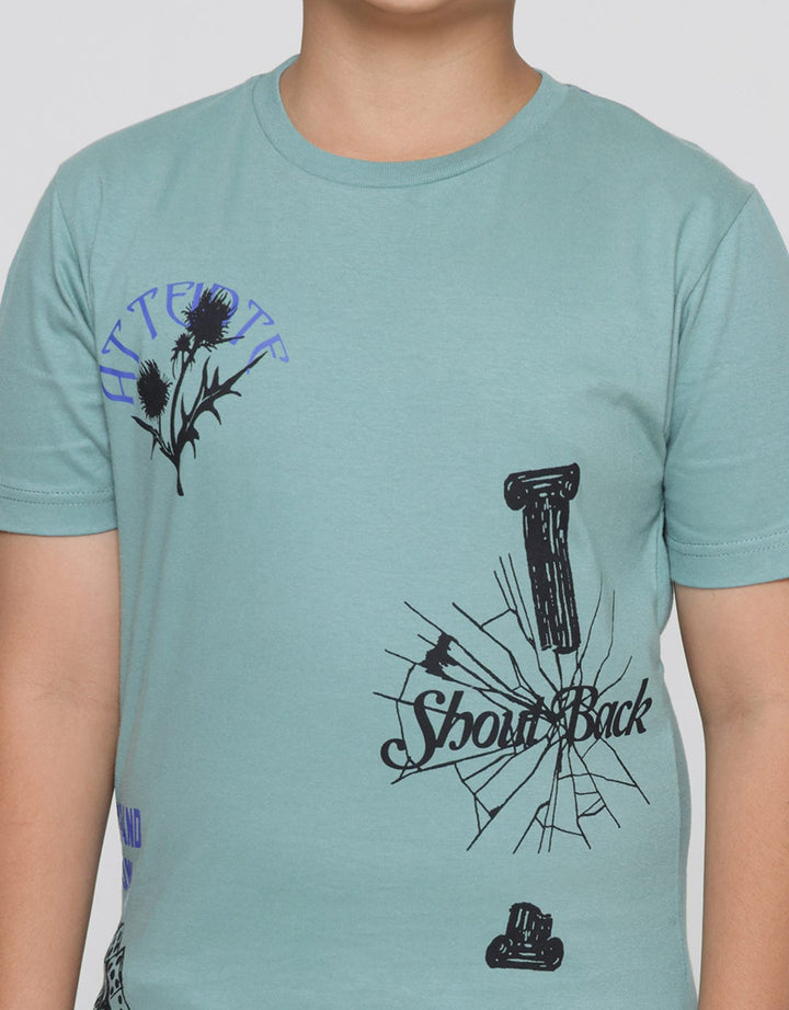 Nevada Short Sleeve T-Shirt Print Expand Now Lavender