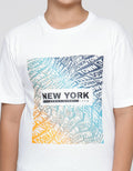 Nevada Short Sleeve T-Shirt Print Square New York