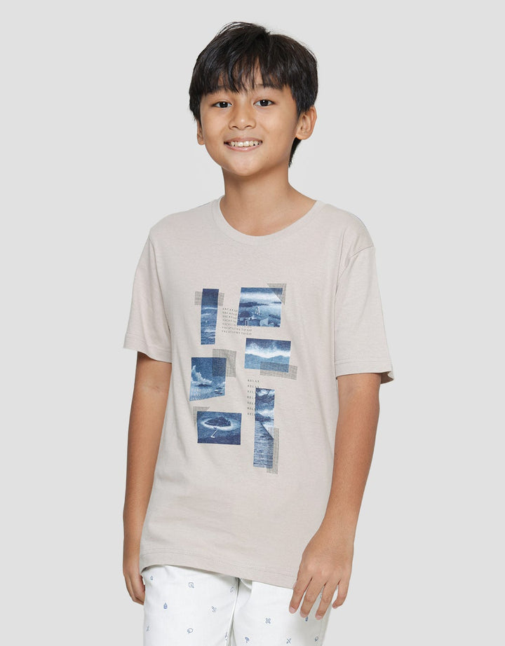 Nevada Ocean Photoprint Kaos Anak Laki-laki