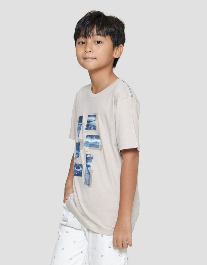 Nevada Ocean Photoprint Kaos Anak Laki-laki