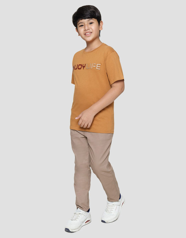 Nevada Short Sleeve T-Shirt Print Bamboo App Enjoy Life