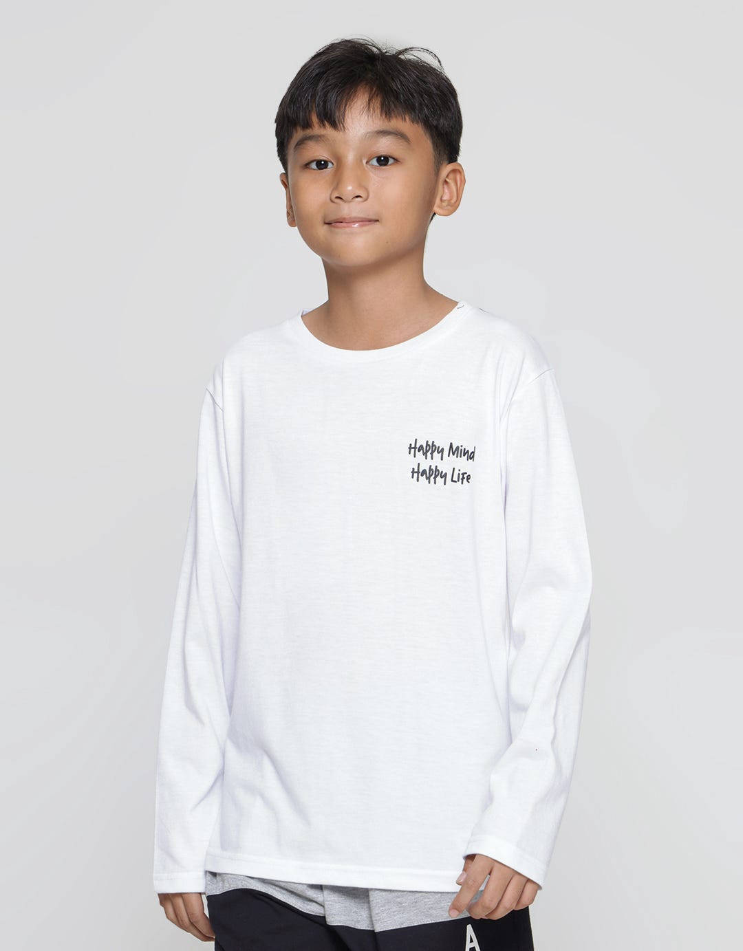 Nevada Happy Mind Life Kaos Anak Laki-laki