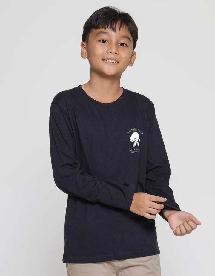 Nevada Walking Hand Print Kaos Anak Laki-laki