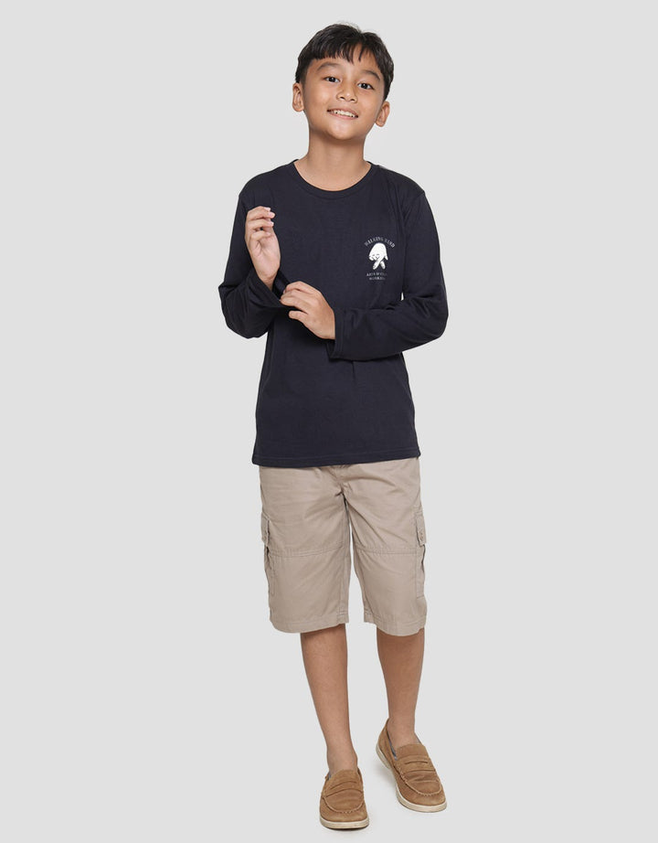 Nevada Walking Hand Print Kaos Anak Laki-laki
