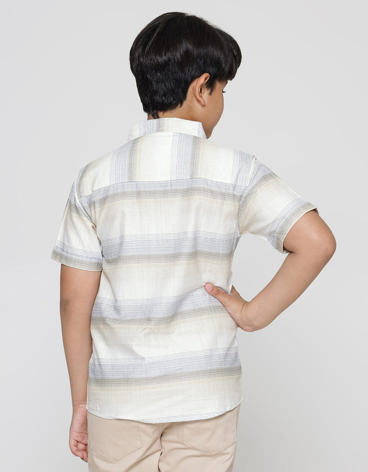 Nevada Short Sleeve Shirt Print Stripe