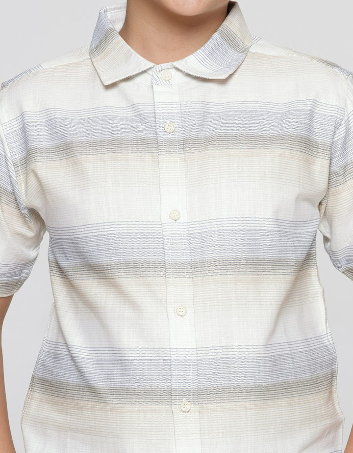 Nevada Short Sleeve Shirt Print Stripe