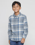 Nevada Kemeja Lengan Panjang Flanel Anak Laki-laki Checks
