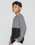 Nevada Knit Textured Sweater Anak Laki-laki